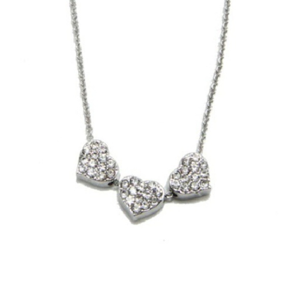 T&J Designs Jewelry - 🎉HP🎉 Triple heart crystal necklace